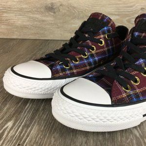 Converse All Star Low Tops Plaid US 7.5 Prowned